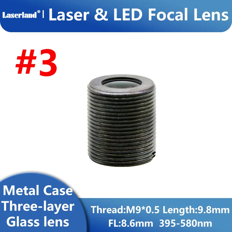 Industrial Blue Laser - Focal Collimator Collimeren Glas Lens 405nm