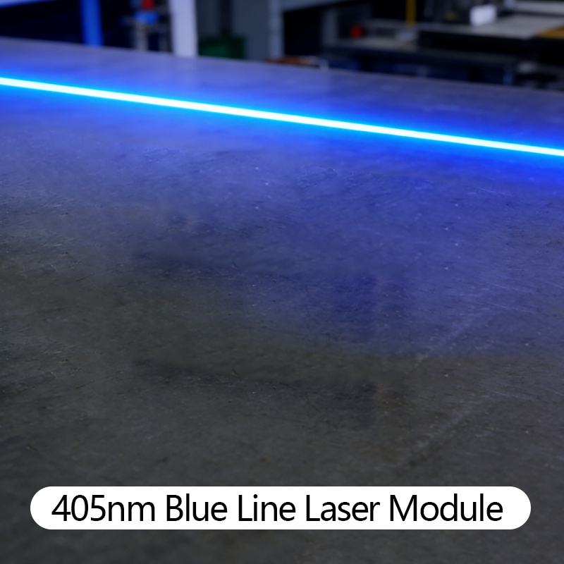Industrial Blue Laser - D12X45mm Focusseerbare 405nm Blauwe Lijn 5