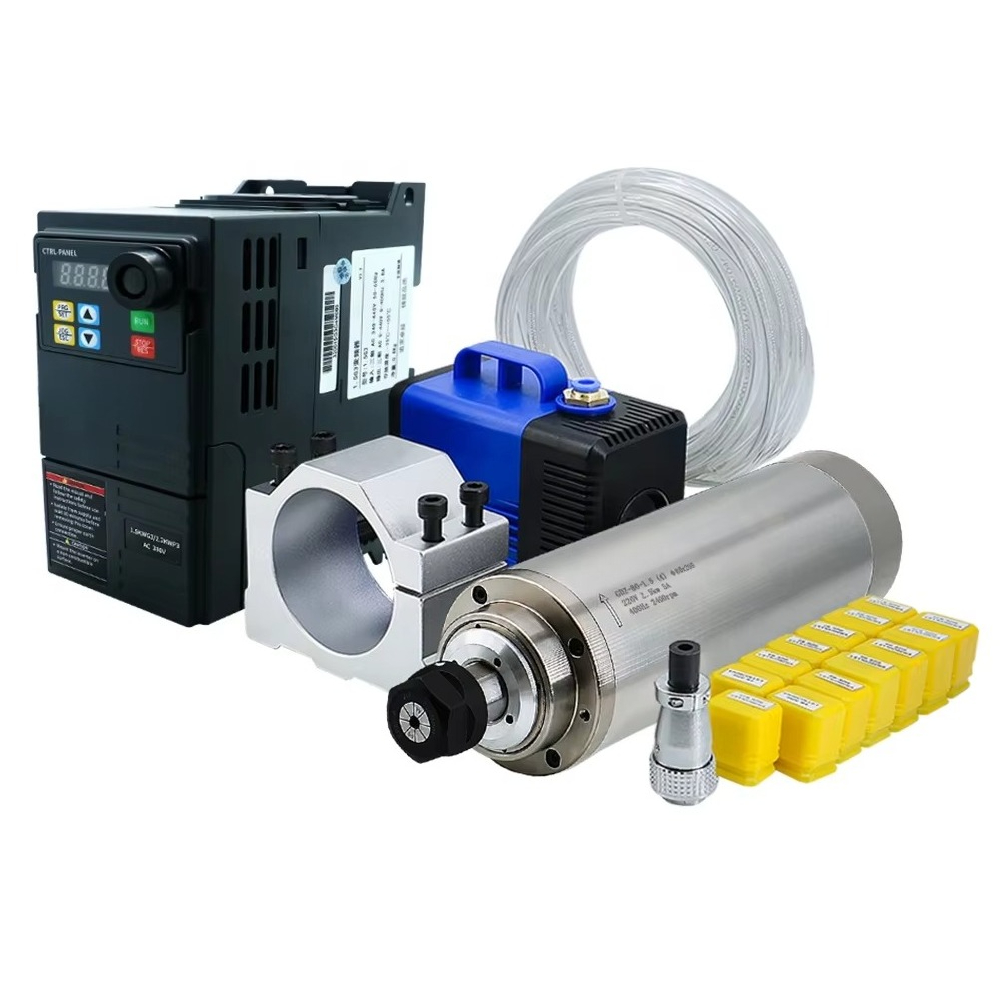 Cnc Spindle Motor - 220V ER20 2.2kw 80mm Watergekoelde Spindelmotor