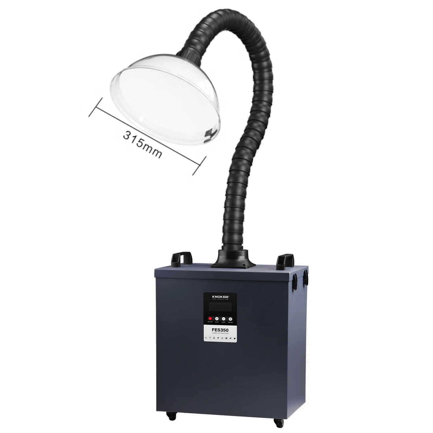 Industrial Laser Printing - KNOKOO 350W Industriële Rookafzuiger 95% Efficiëntie