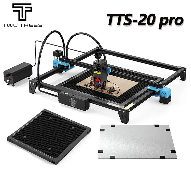 Industrial Grade Laser Engraver - Twotrees TTS-20 Pro 20W Lasergraveermachine Desktop