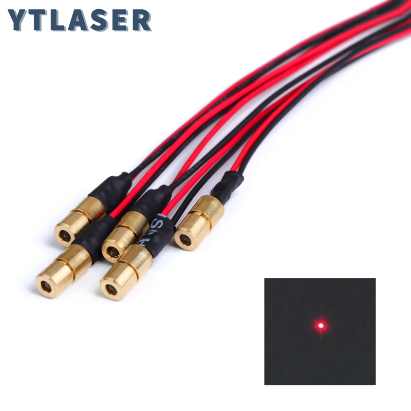 Industrial Grade Laser Engraver - Mini Maat 650nm 4×13.7mm 3V Messing