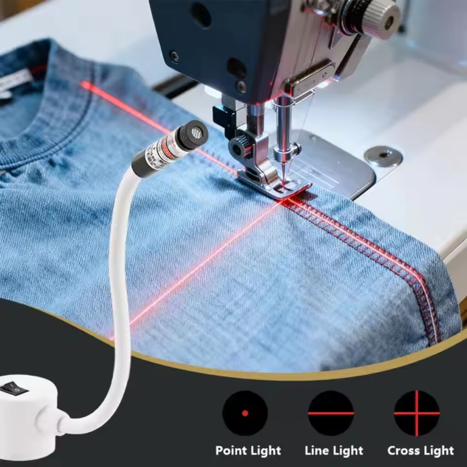 Industrial Laser Welder - Naai-geleiderlicht positioneringsstraal quiltlaserlicht USB magnetische basis