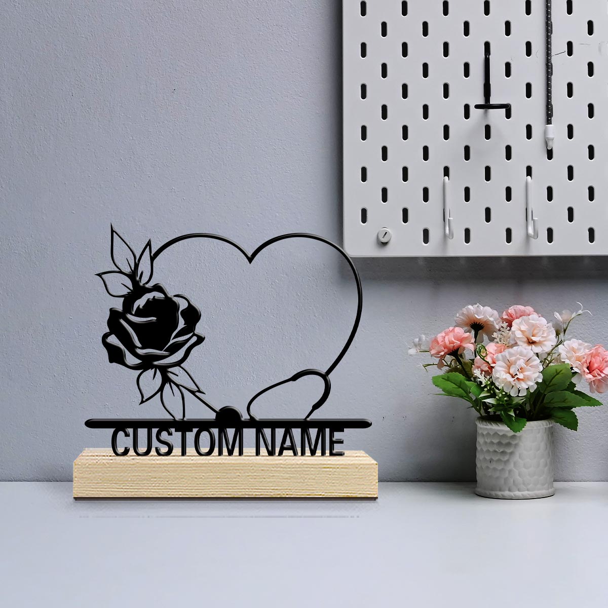 Desktop Laser Engraver - 1 stuk metalen bureaudecoratie met aangepaste