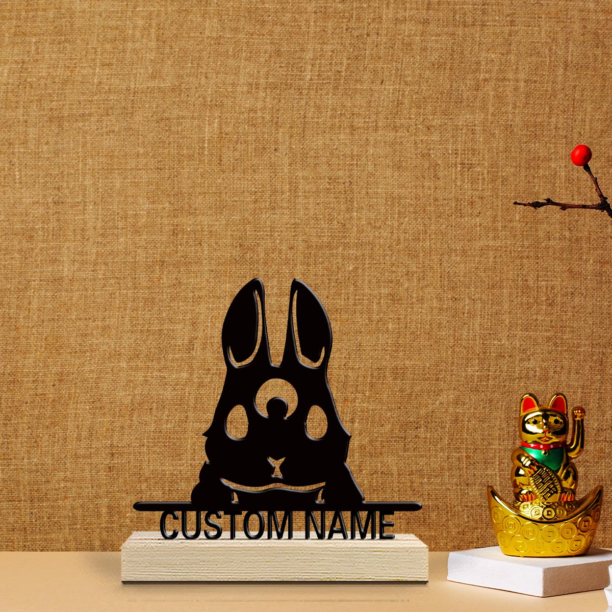 Desktop Laser Engraver - 1 stuk metalen bureaubladdecoratie met aangepaste