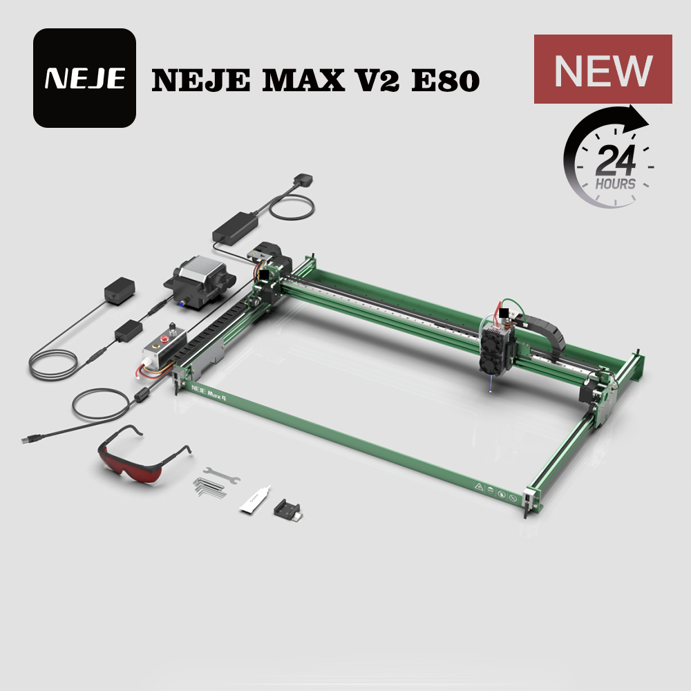 Industrial Laser Engraver - NEJE MAX V2 E80 80W 455nm