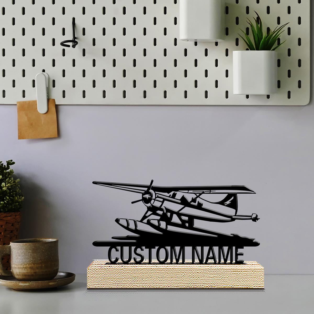 Desktop Laser Engraver - 1 stuk metalen bureauornament met aangepaste