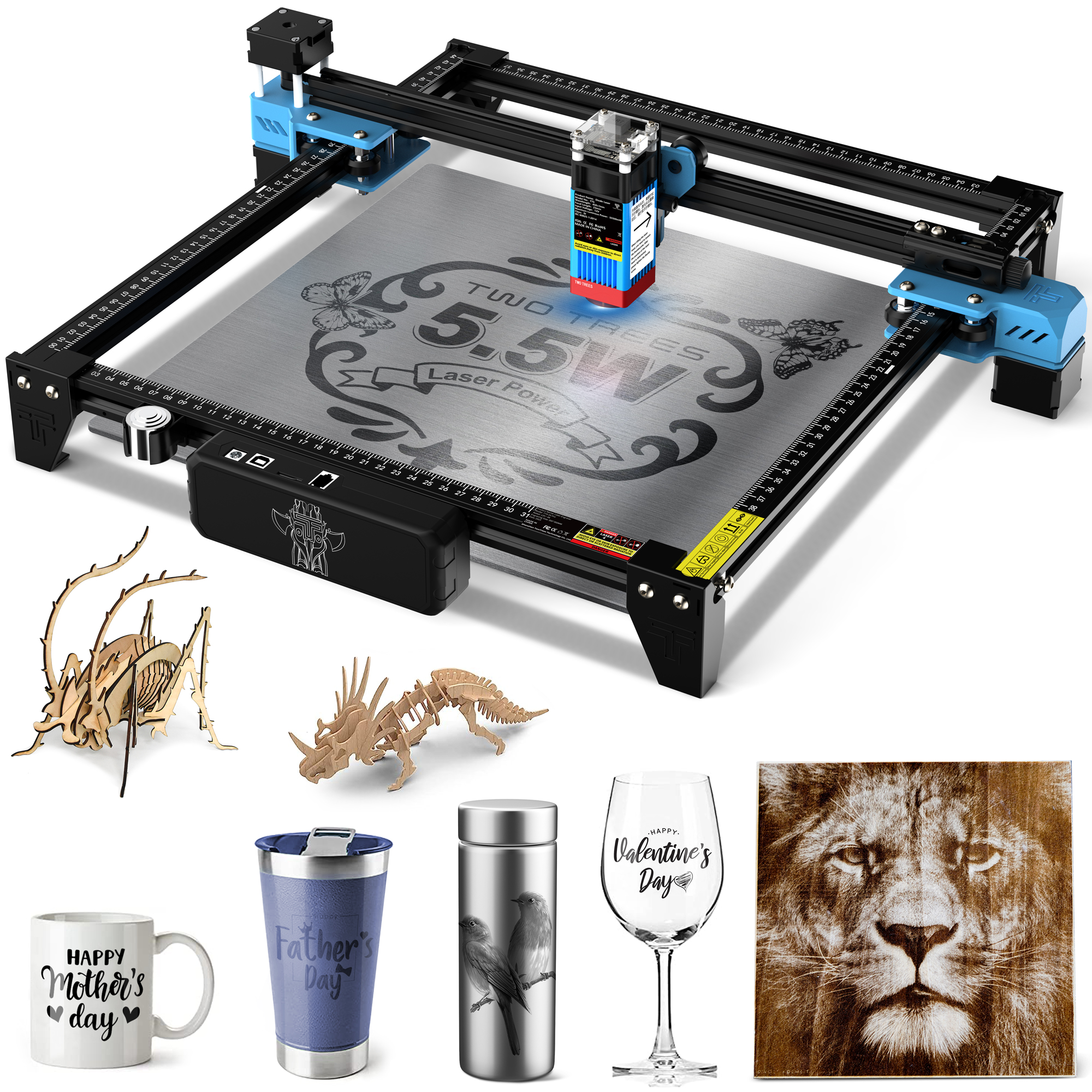 Industrial Laser Engraver - Twotrees TTS-55 Pro Cnc Laser Graveermachine