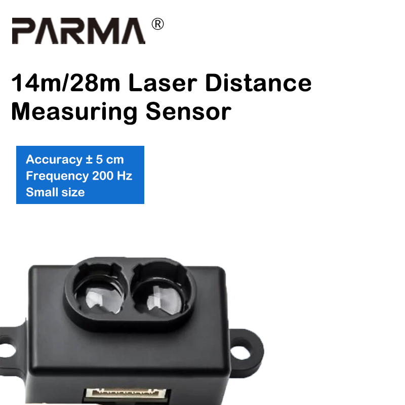 Industrial Laser Distance Sensor - 28m/14m TOF infrarood laserafstandssensor, kleine industriële
