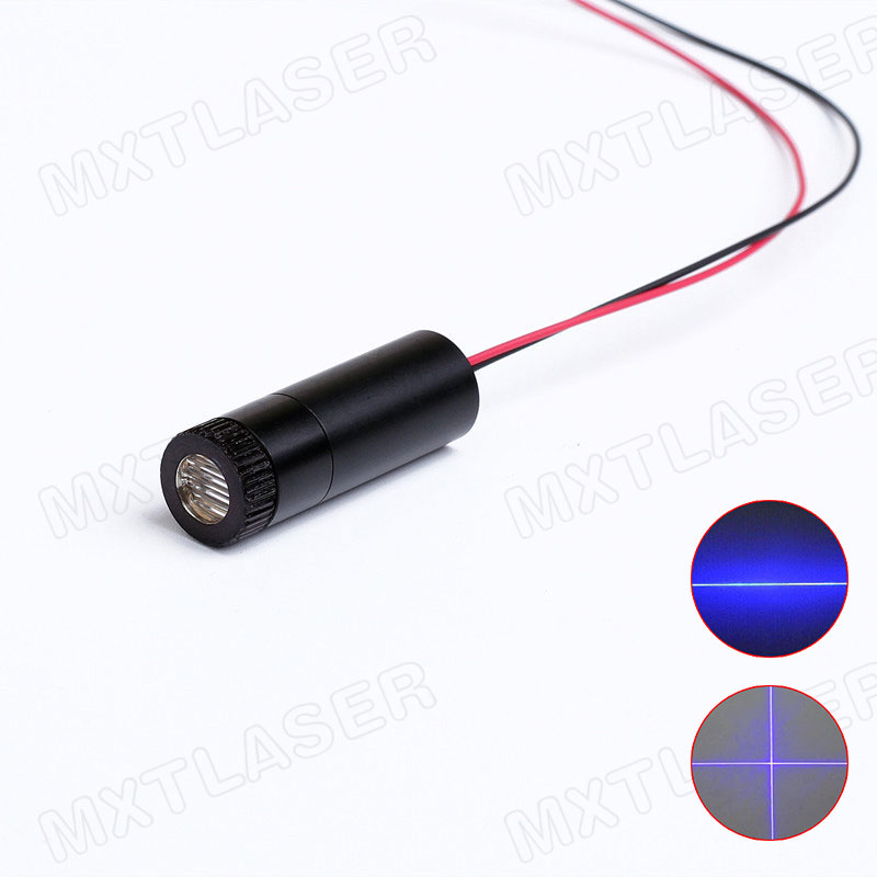 Industrial Blue Laser - D12x45mm Focusseerbaar 405nm 1mW--100mW Violet Blauwe