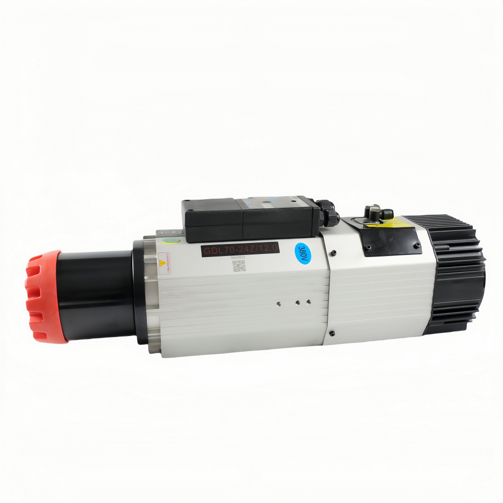 Cnc Spindle Motor - 12KW ISO30 luchtgekoelde ATC-spindelmotor met lager
