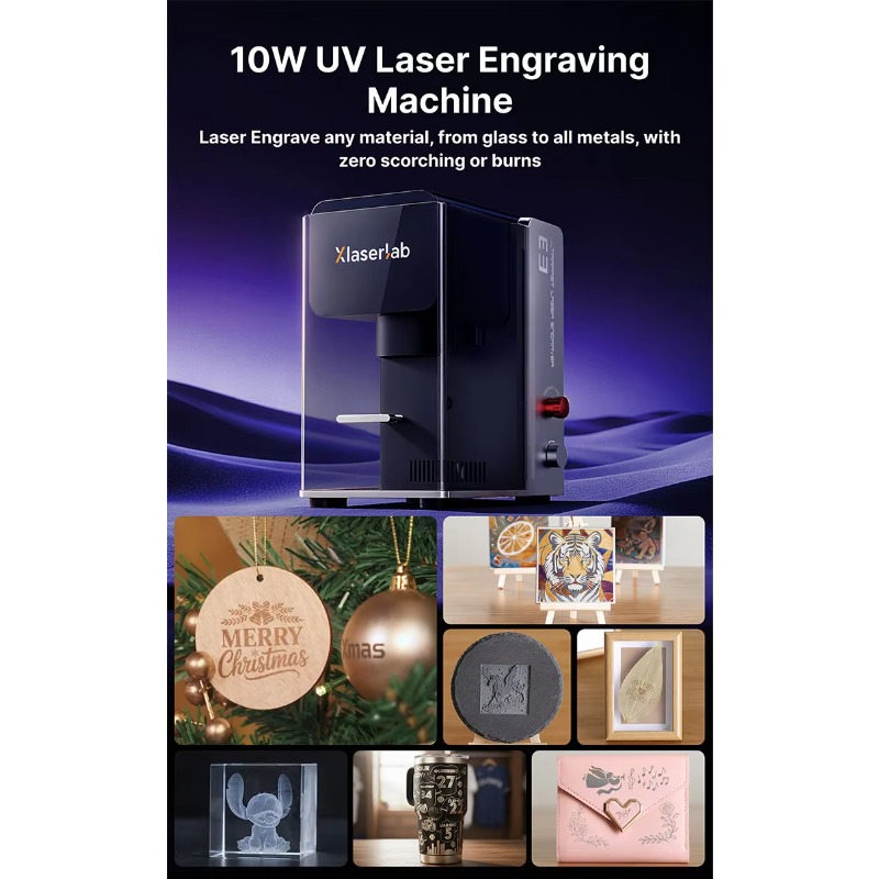 E3 UV-lasergraveermachine 1000 - Industrial Grade Laser Engraver recensie en prijs
