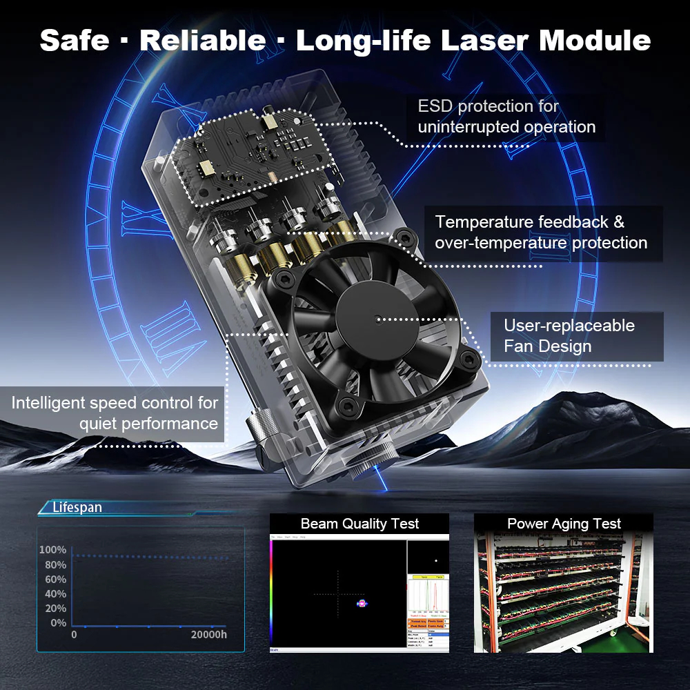 NEJE Max4 V2 E80 80W Lasergrav - Industrial Grade Laser Engraver recensie en prijs