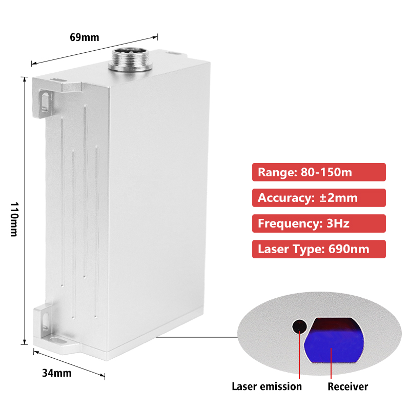 NIEUWE IP67 Tunnel Survey Indu - Industrial Laser Distance Sensor recensie en prijs