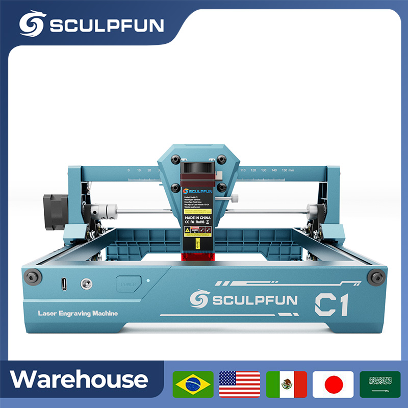 Sculpfun 3W C1 Mini Lasergrave - Industrial Laser Engraver recensie en prijs