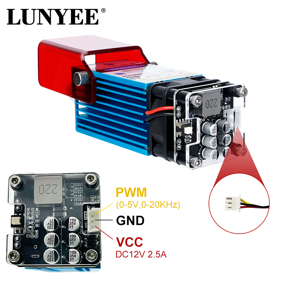 LUNYEE Lasermodule 80W 40W Met - Industrial Laser Engraver recensie en prijs