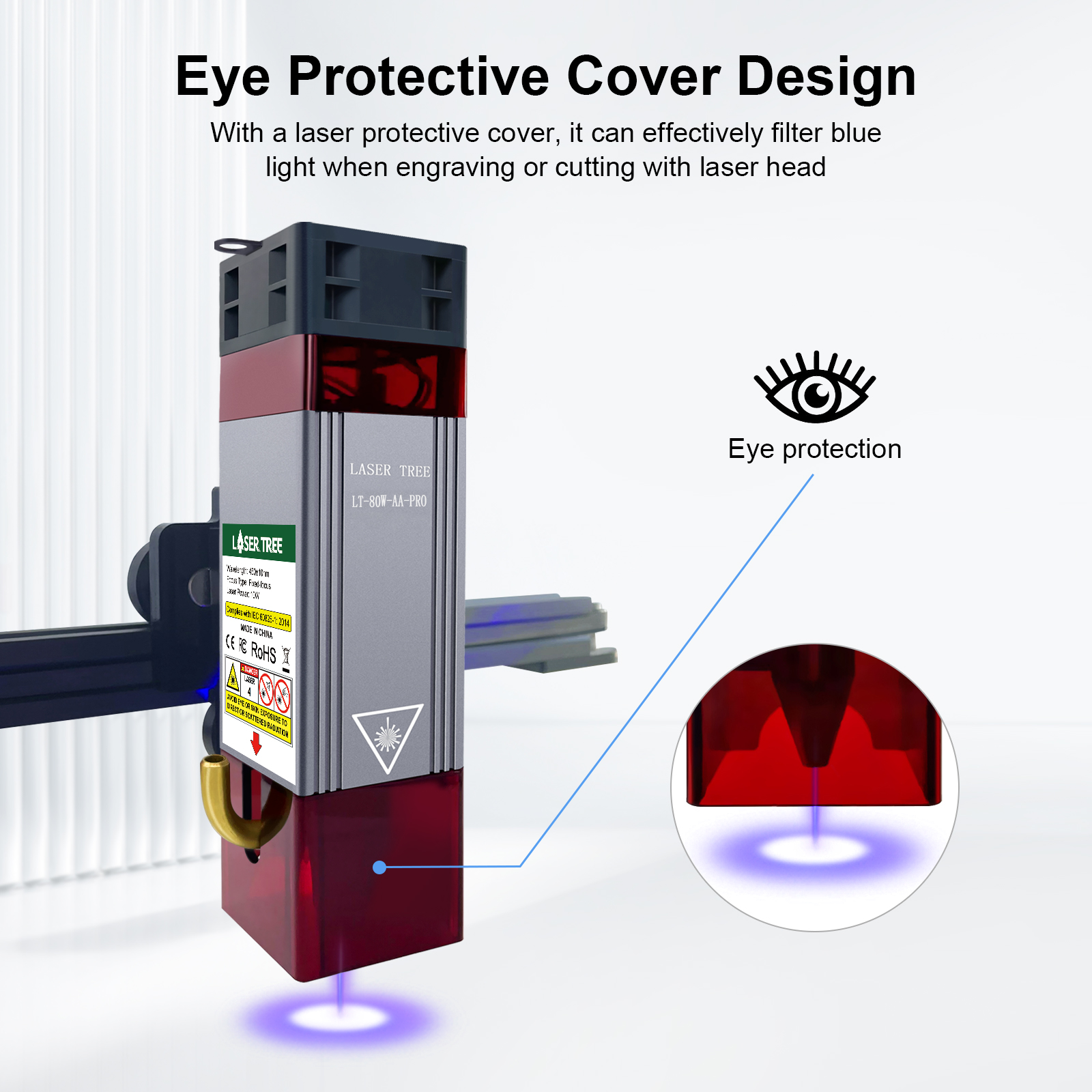 LASER TREE Pro 80W CNC-laserko - Industrial Laser Engraver recensie en prijs