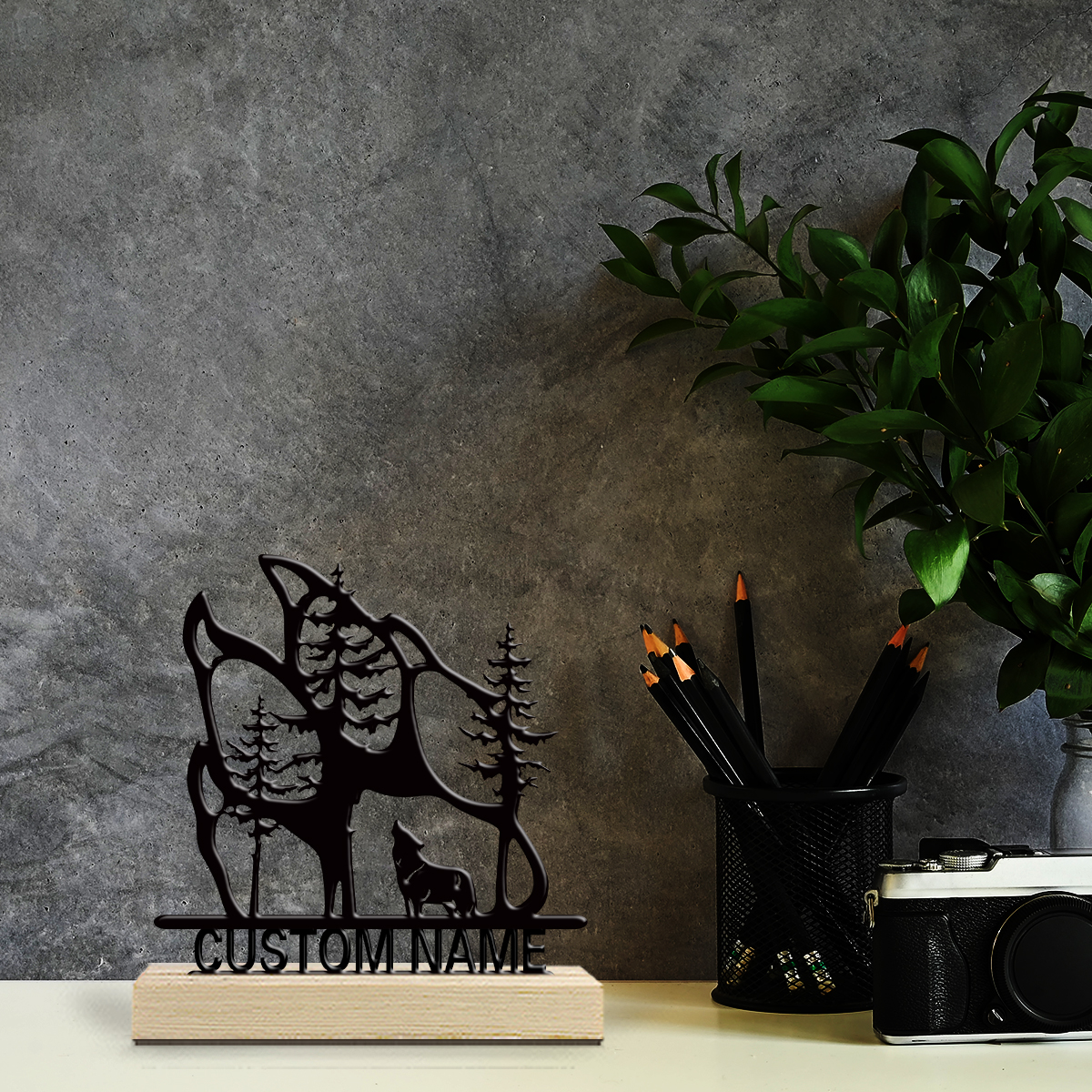 1 stuk metalen bureauversierin - Desktop Laser Engraver recensie en prijs