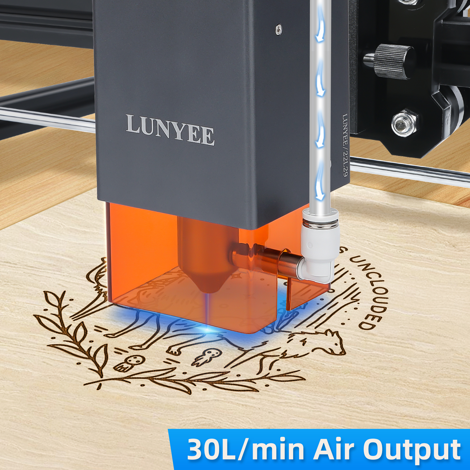 Air Assist voor lasercutter en - Industrial Laser Engraver recensie en prijs