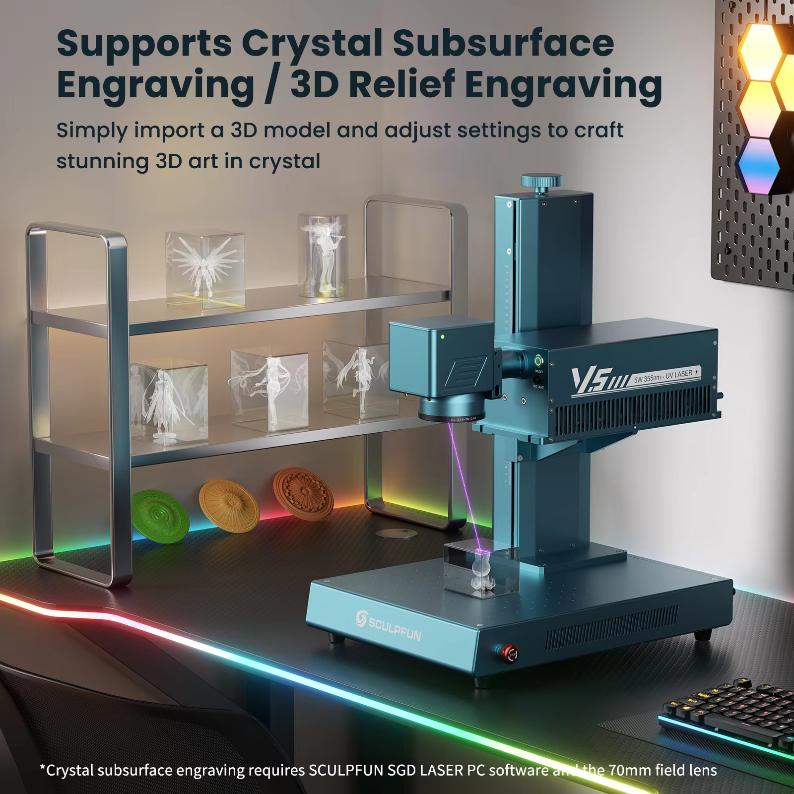 SCULPFUN V5 UV-lasergraveermac - Industrial Grade Laser Engraver recensie en prijs