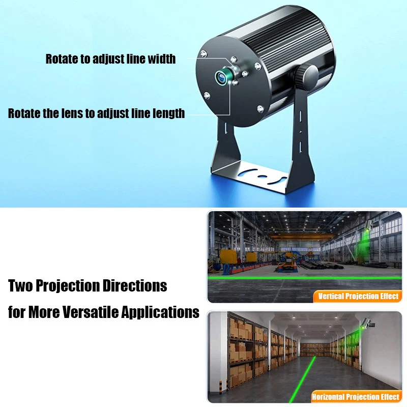 Industriële laserprojectielich - Industrial Laser Line Projector recensie en prijs