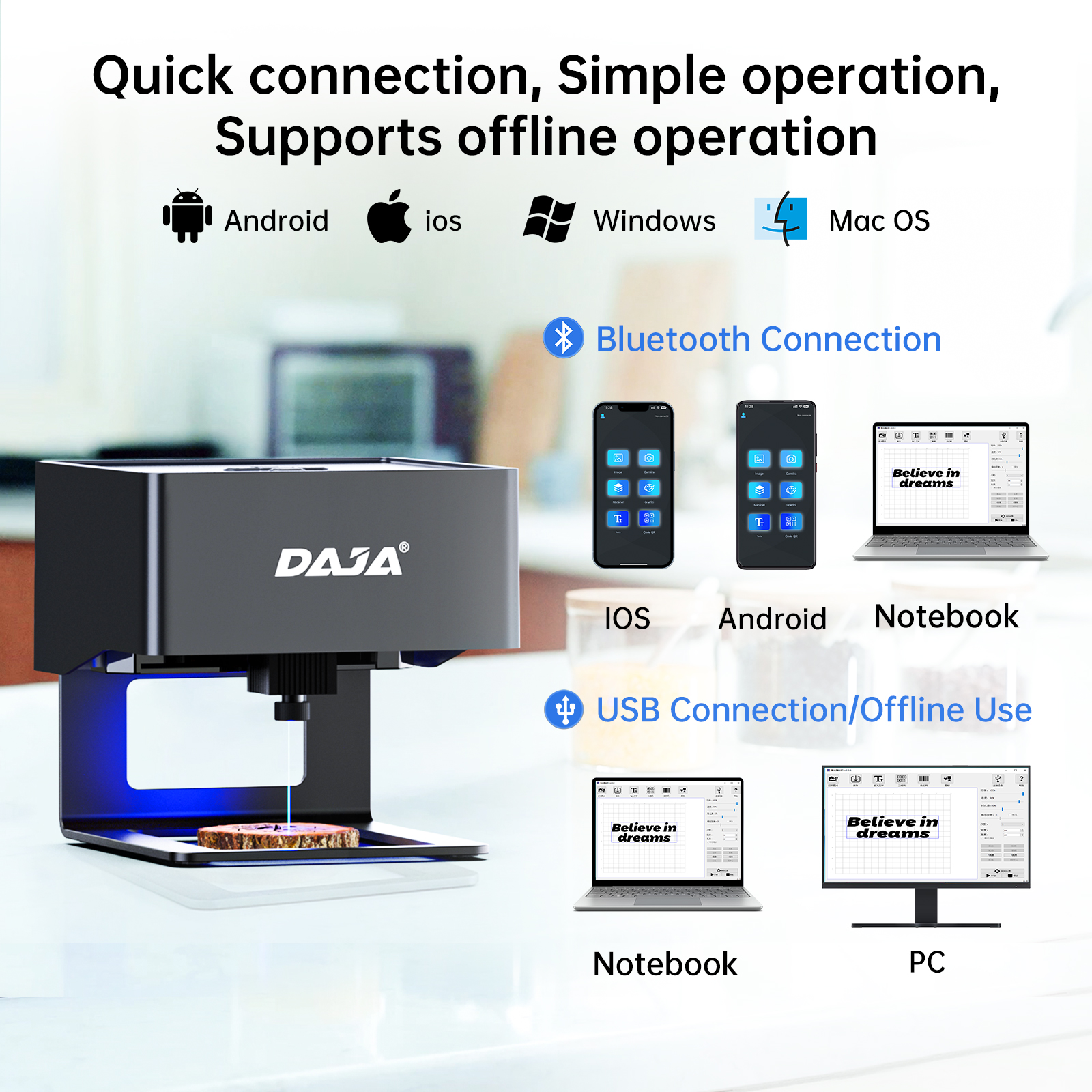 DAJA DJ6 Mini Draagbare Laserg - Industrial Laser Engraver recensie en prijs