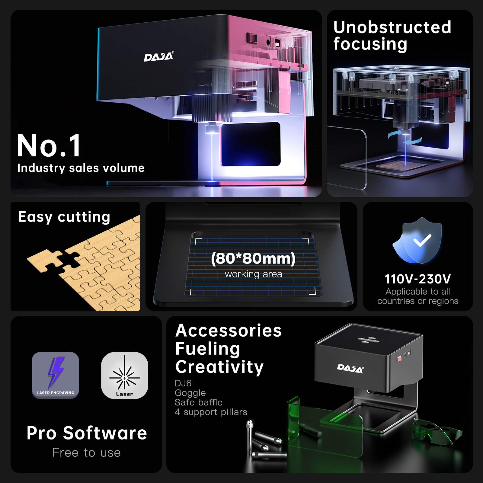 DAJA DJ6 Mini Draagbare Laserg - Industrial Laser Engraver recensie en prijs