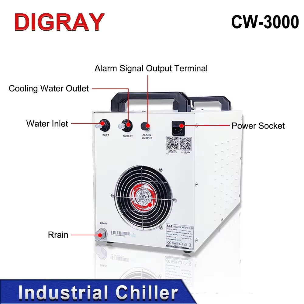 DIGRAY Industriële Chiller CW3 - Industrial Laser Engraver recensie en prijs